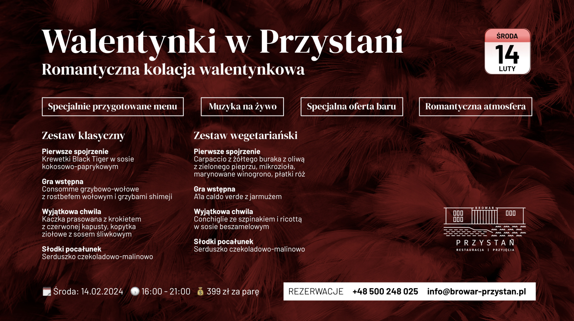 Walentynki w Przystani