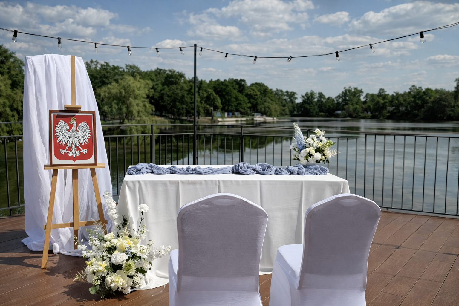 Ceremonia ślubna na tarasie Browaru Przystań